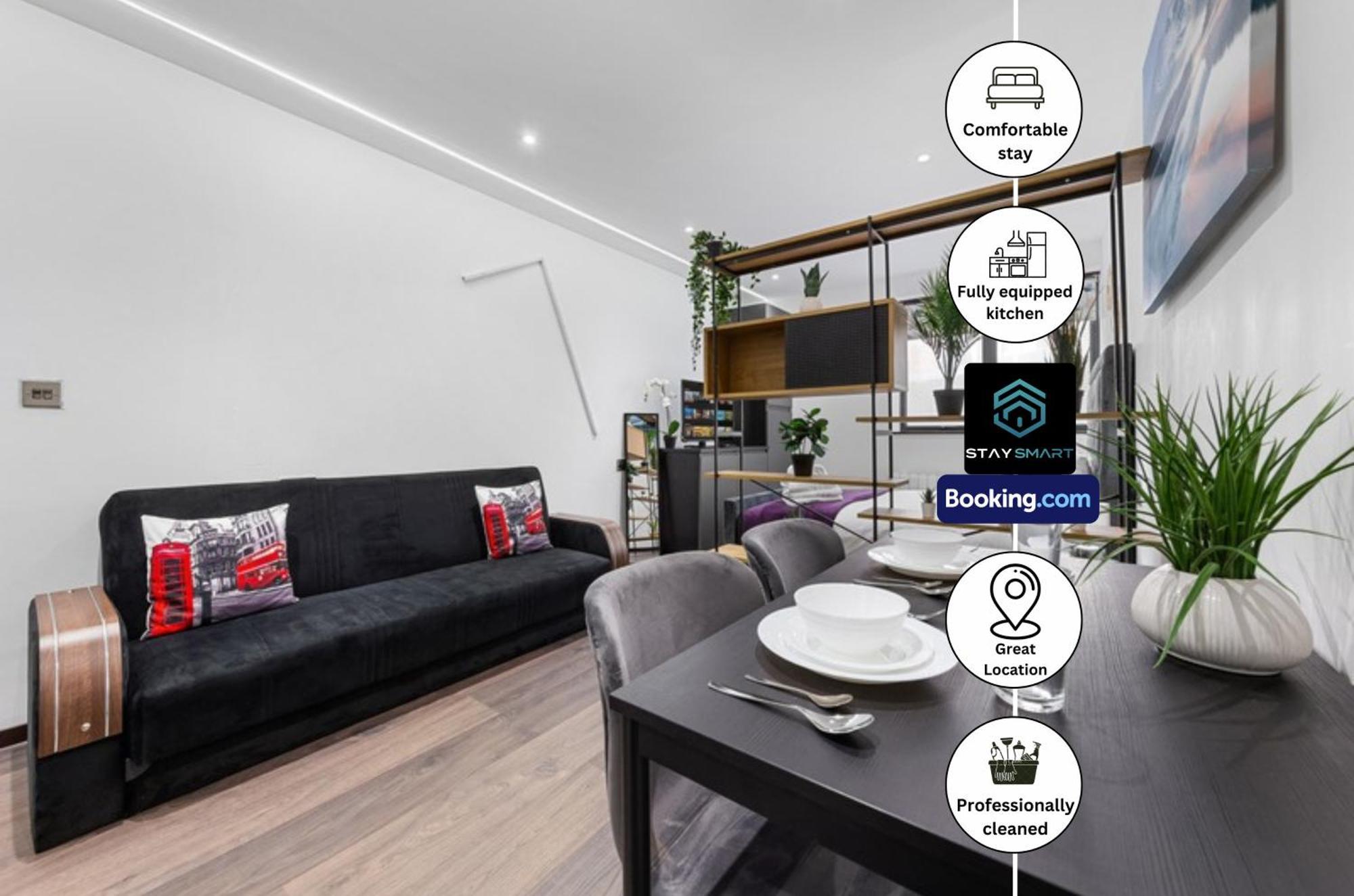 Stylish Studio Apt By Stay Smart Short Lets & Serviced Accommodation Woodstock With Free Wifi London Exterior photo